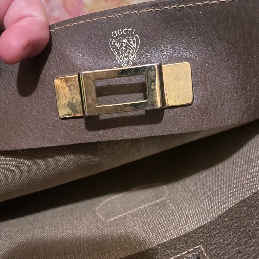 Gucci Brown Leather Men's Bag